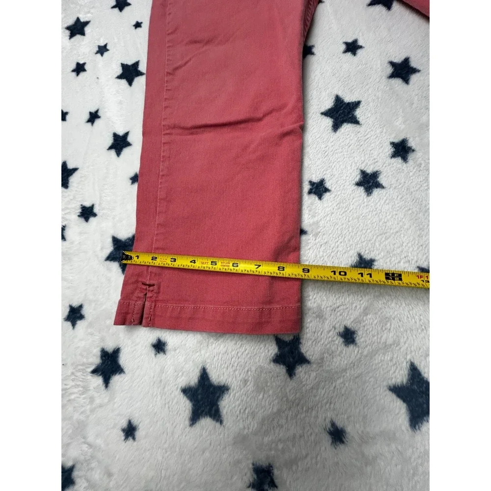Levi Strauss Signature Stretch Capris Women's 16 Pink Cropped Denim Jeans